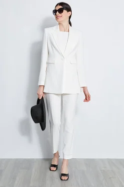 Elie Tahari Jackets & Blazers-Side Slit Blazer FOAM