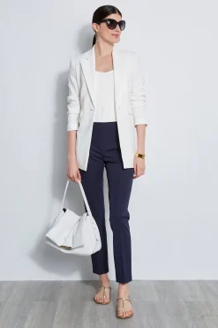 Elie Tahari Jackets & Blazers-Side Slit Blazer FOAM