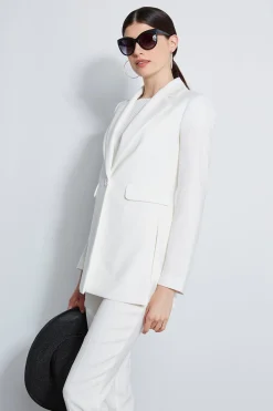 Elie Tahari Jackets & Blazers-Side Slit Blazer FOAM