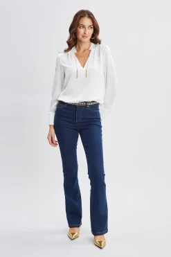 Elie Tahari Tops & Sweaters-Silk Chain Tassel Shirt FRESHPEARL