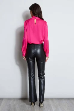 Elie Tahari Tops & Sweaters-Silk Draped Neck Shirt GYPSY