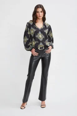 Elie Tahari Tops & Sweaters-Silk Geometric Shirt MARSEILLEPRINT