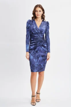 Elie Tahari Dresses & Jumpsuits-Silk Night Shadow Dress MULTI