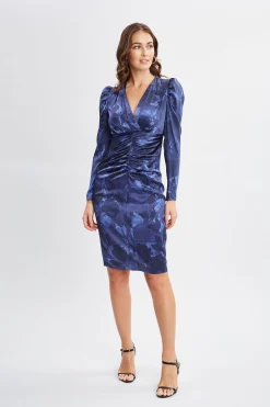 Elie Tahari Dresses & Jumpsuits-Silk Night Shadow Dress MULTI