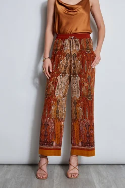 Elie Tahari Bottoms-Silk Raj Print Pant MULTI