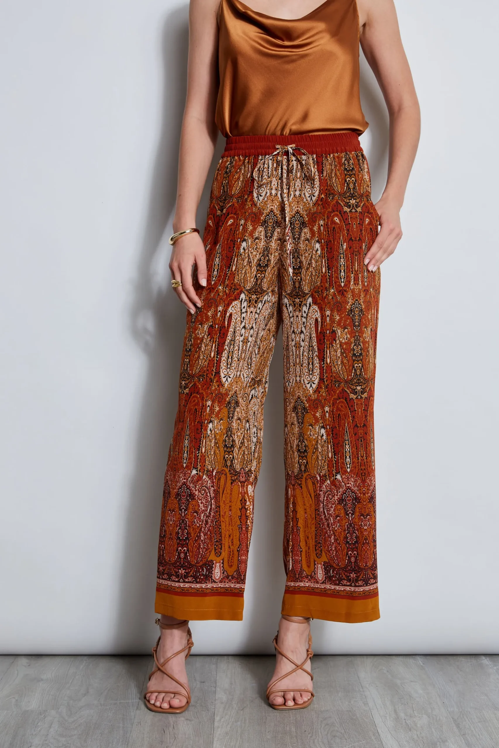 Elie Tahari Bottoms-Silk Raj Print Pant MULTI