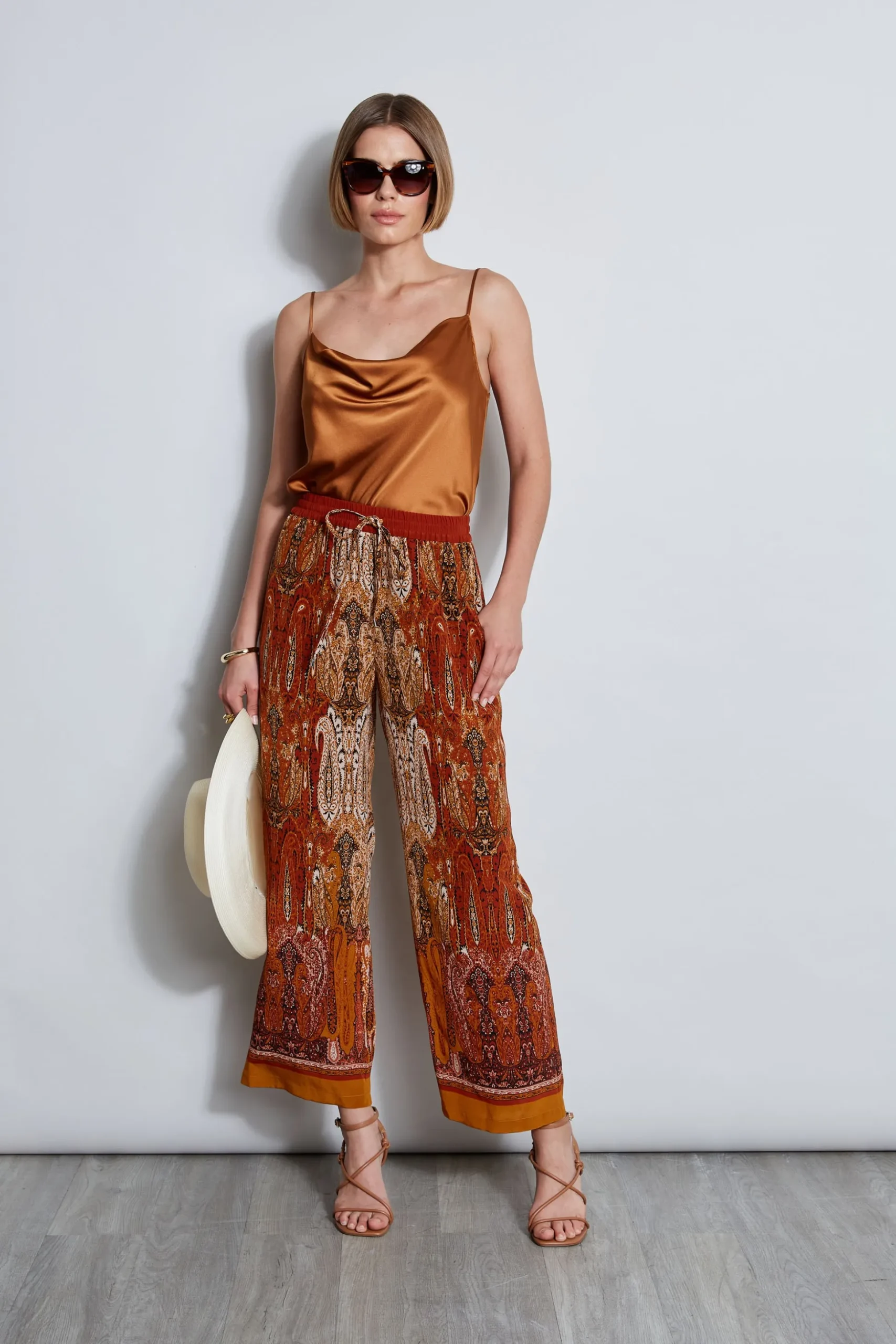 Elie Tahari Bottoms-Silk Raj Print Pant MULTI