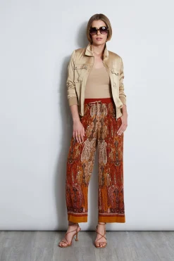 Elie Tahari Bottoms-Silk Raj Print Pant MULTI