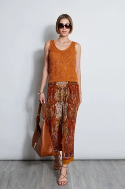 Elie Tahari Bottoms-Silk Raj Print Pant MULTI