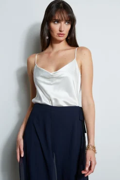 Elie Tahari Tops & Sweaters-Silk Satin Cami FRESHPEARL