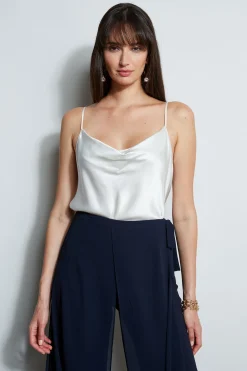 Elie Tahari Tops & Sweaters-Silk Satin Cami FRESHPEARL