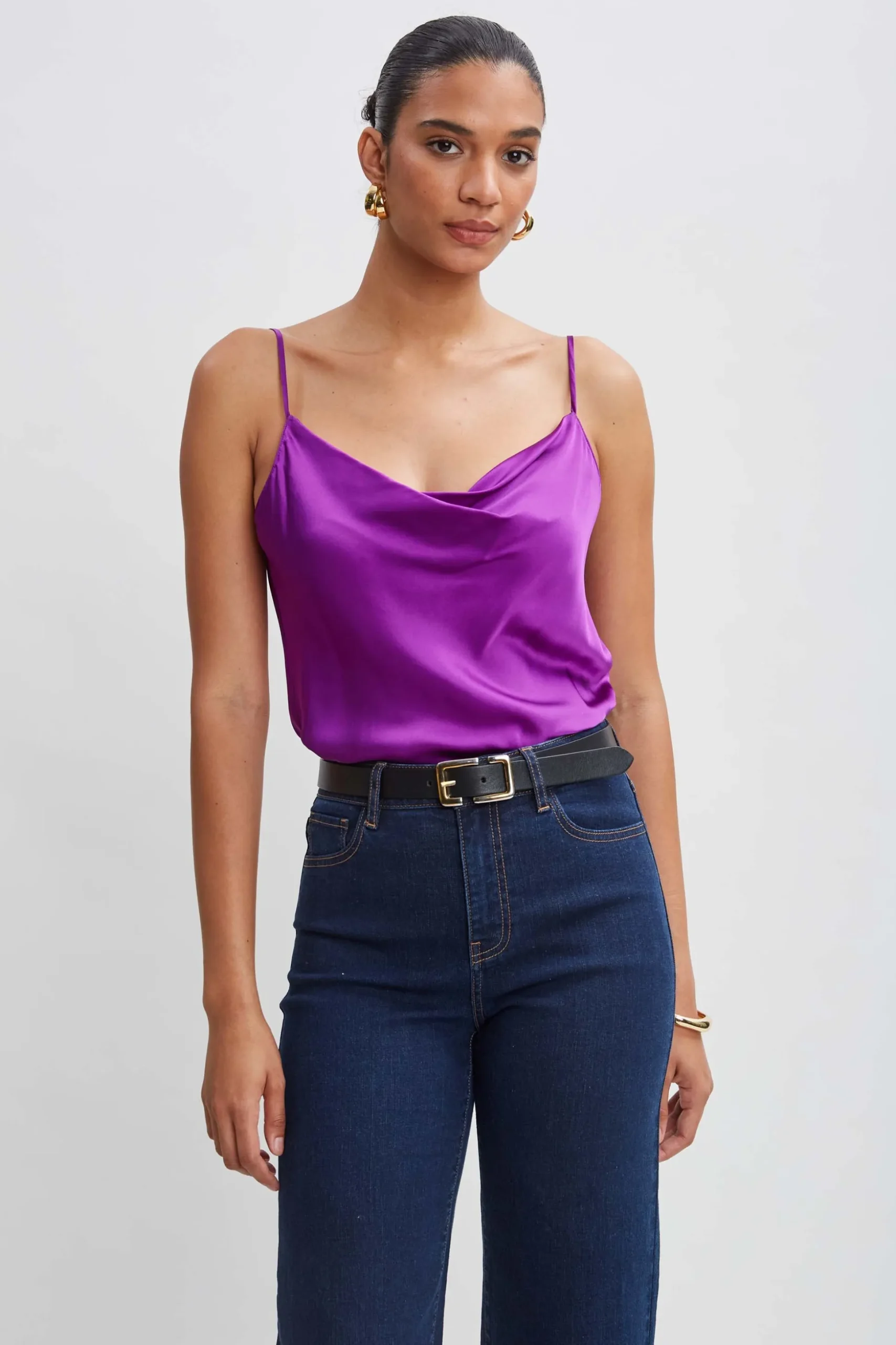 Elie Tahari Tops & Sweaters-Silk Satin Cami BERRY