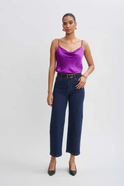 Elie Tahari Tops & Sweaters-Silk Satin Cami BERRY
