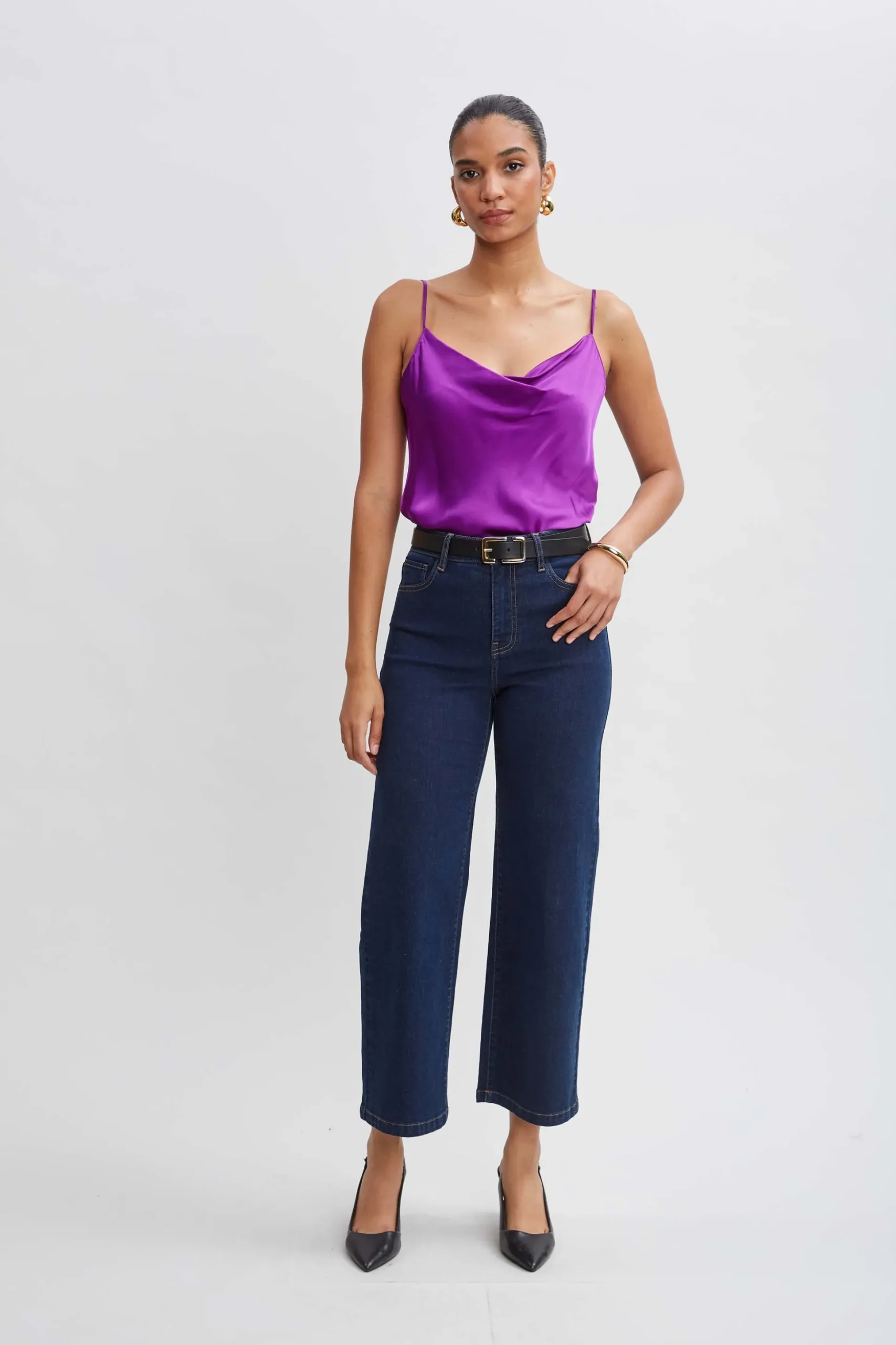 Elie Tahari Tops & Sweaters-Silk Satin Cami BERRY