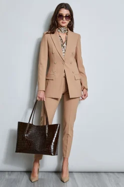 Elie Tahari Tops & Sweaters-Silk Satin Winter Safari Shirt BARKMULTI