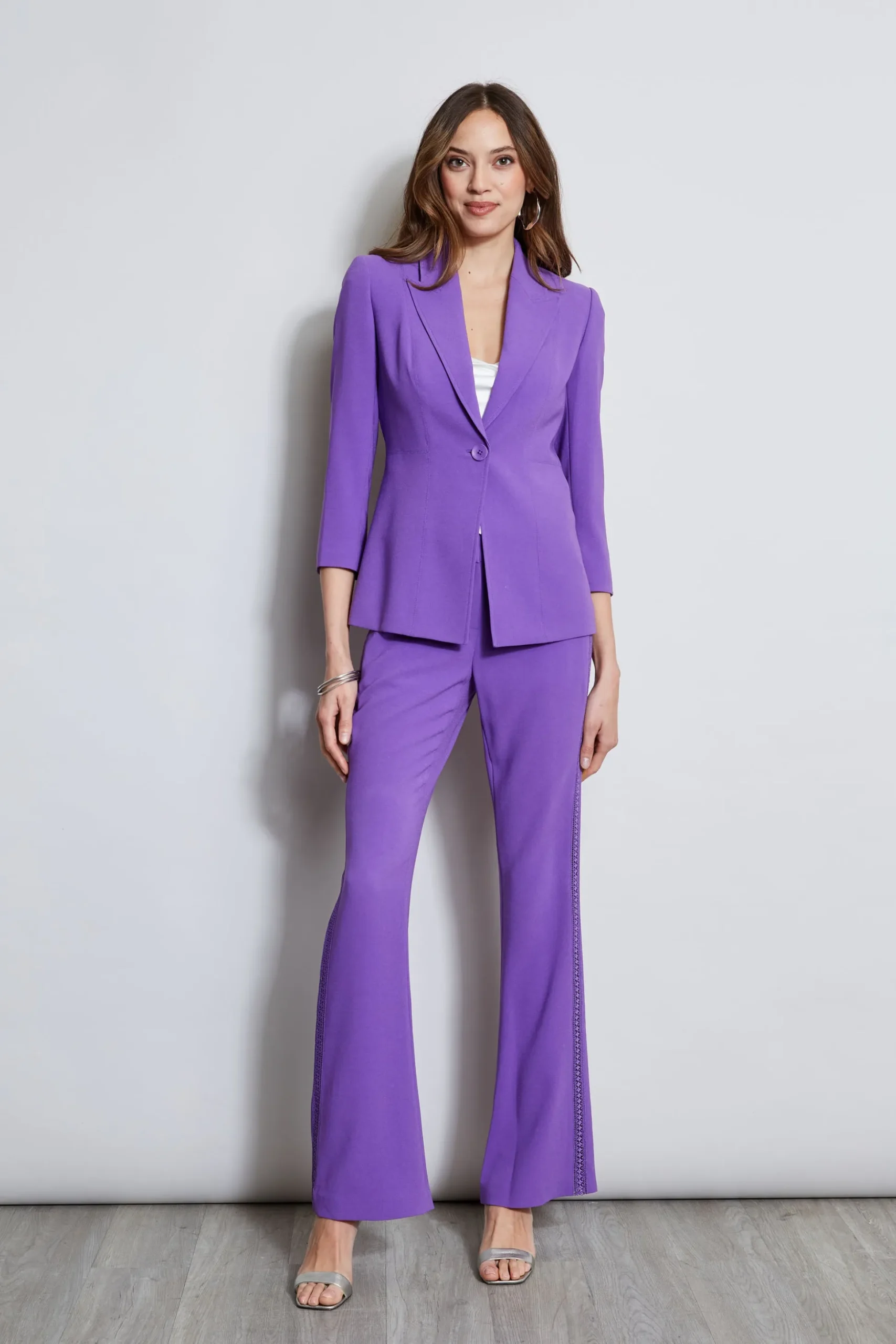Elie Tahari Jackets & Blazers-Single Breasted Dart Blazer VIOLET