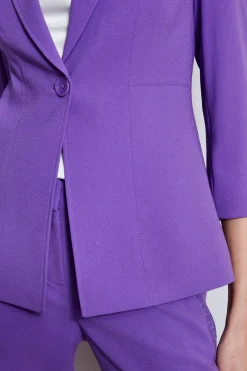 Elie Tahari Jackets & Blazers-Single Breasted Dart Blazer VIOLET