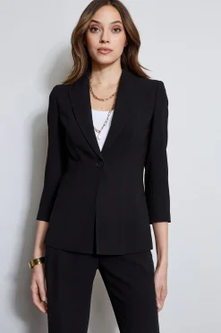 Elie Tahari Jackets & Blazers-Single Breasted Dart Blazer BLACK