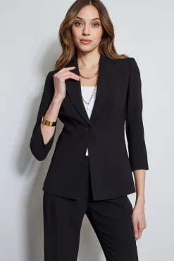 Elie Tahari Jackets & Blazers-Single Breasted Dart Blazer BLACK
