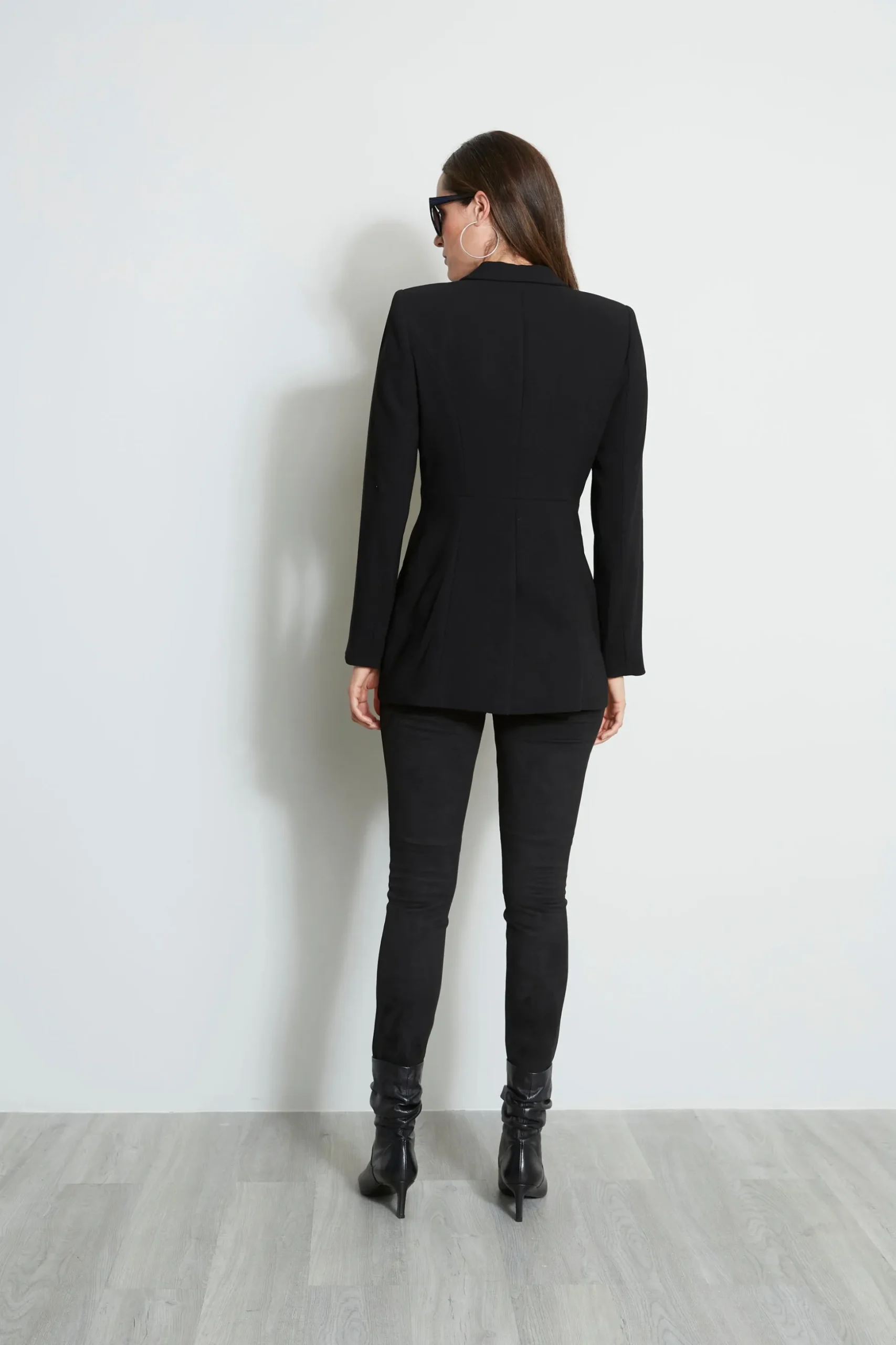 Elie Tahari Suiting|Jackets & Blazers-Single Button Blazer Black