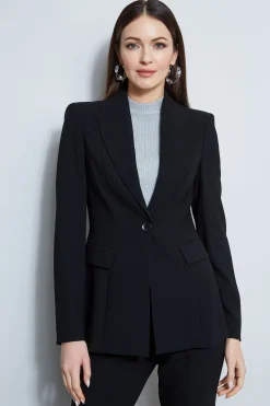 Elie Tahari Jackets & Blazers-Single Button Blazer BLACK