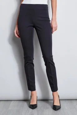 Elie Tahari Bottoms-Skinny Long Pant BLACK