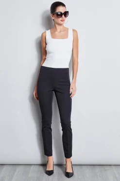 Elie Tahari Bottoms-Skinny Long Pant BLACK