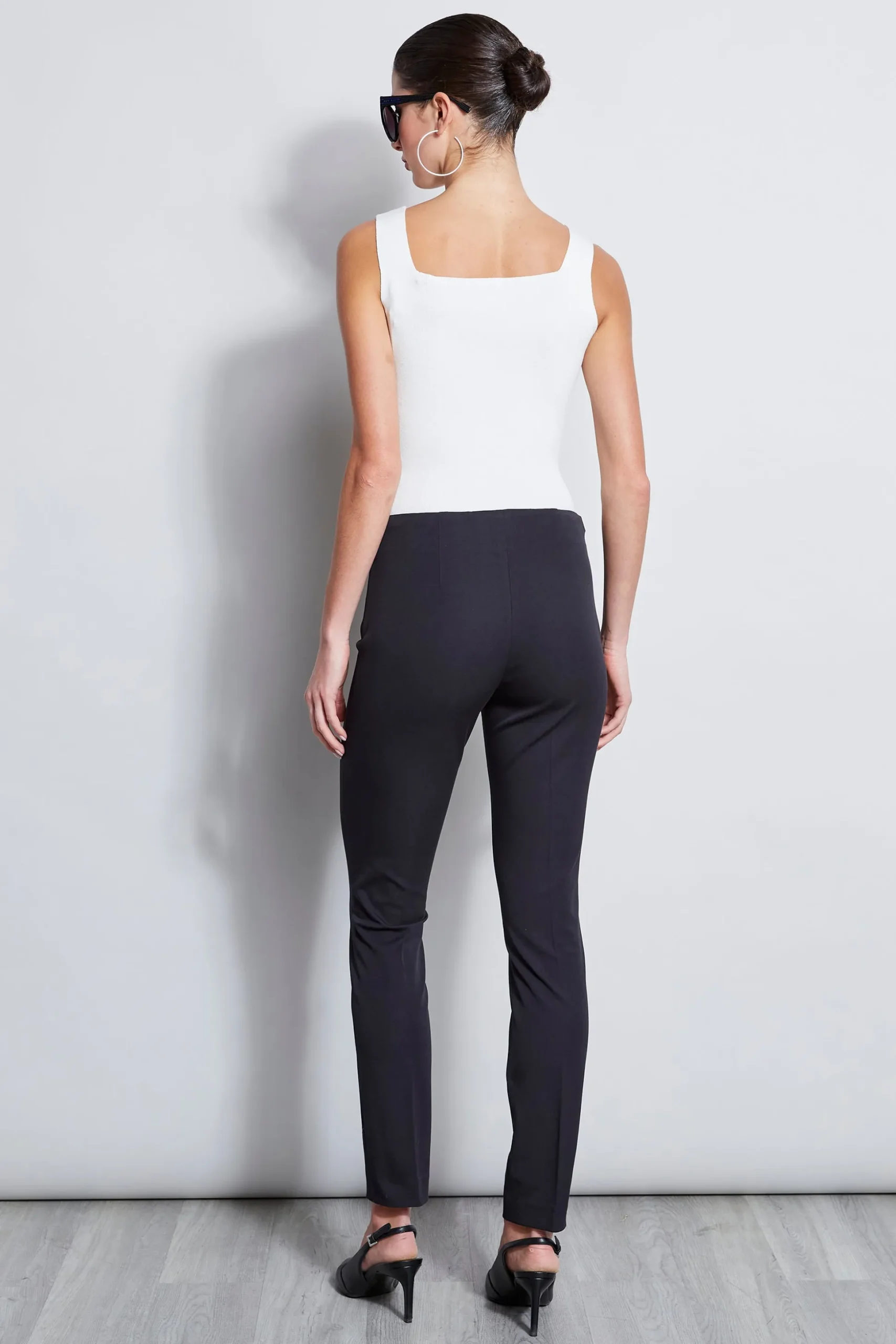 Elie Tahari Bottoms-Skinny Long Pant BLACK