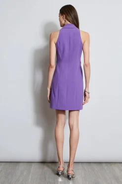 Elie Tahari Dresses & Jumpsuits|Sleeveless Dresses-Sleeveless Double Breasted Blazer Dress VIOLET
