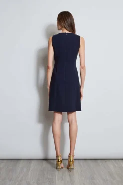 Elie Tahari Dresses & Jumpsuits|Sleeveless Dresses-Sleeveless Keyhole Ring Dress STARGAZER