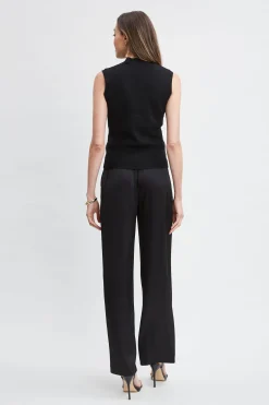 Elie Tahari Tops & Sweaters-Sleeveless Pave Sequin Sweater BLACK