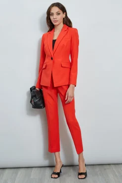 Elie Tahari Jackets & Blazers-Slim Fit Blazer CAYENNE