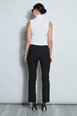 Elie Tahari Bottoms-Straight Leg Pant NOIR