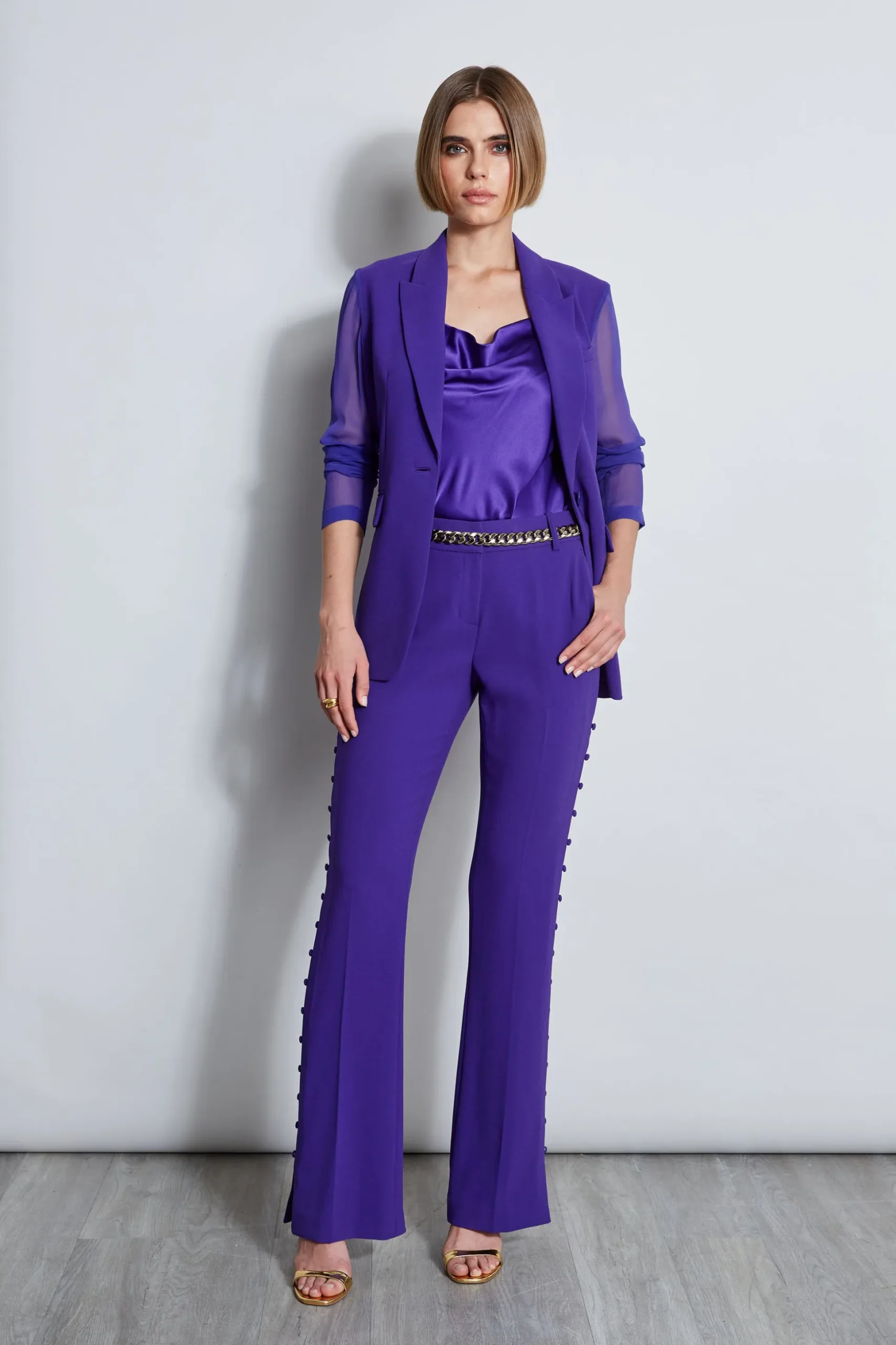 Elie Tahari Tops & Sweaters|Suiting-Stretch Silk Satin Cami GRAPE