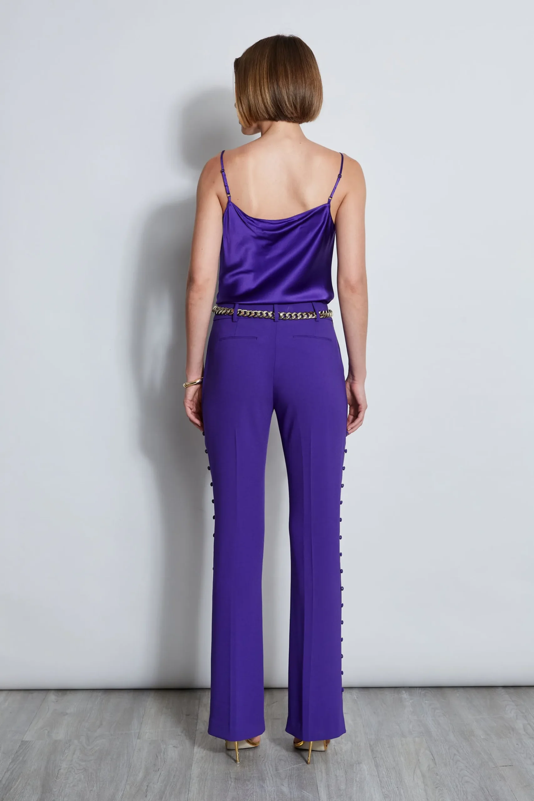 Elie Tahari Tops & Sweaters|Suiting-Stretch Silk Satin Cami GRAPE