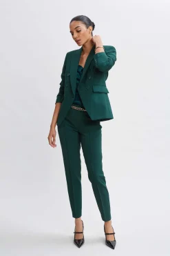 Elie Tahari Tops & Sweaters|Suiting-Stretch Silk Satin Cami FORESTGREEN