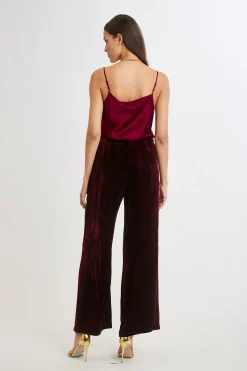 Elie Tahari Tops & Sweaters-Stretch Silk Satin Cami SANGRIA