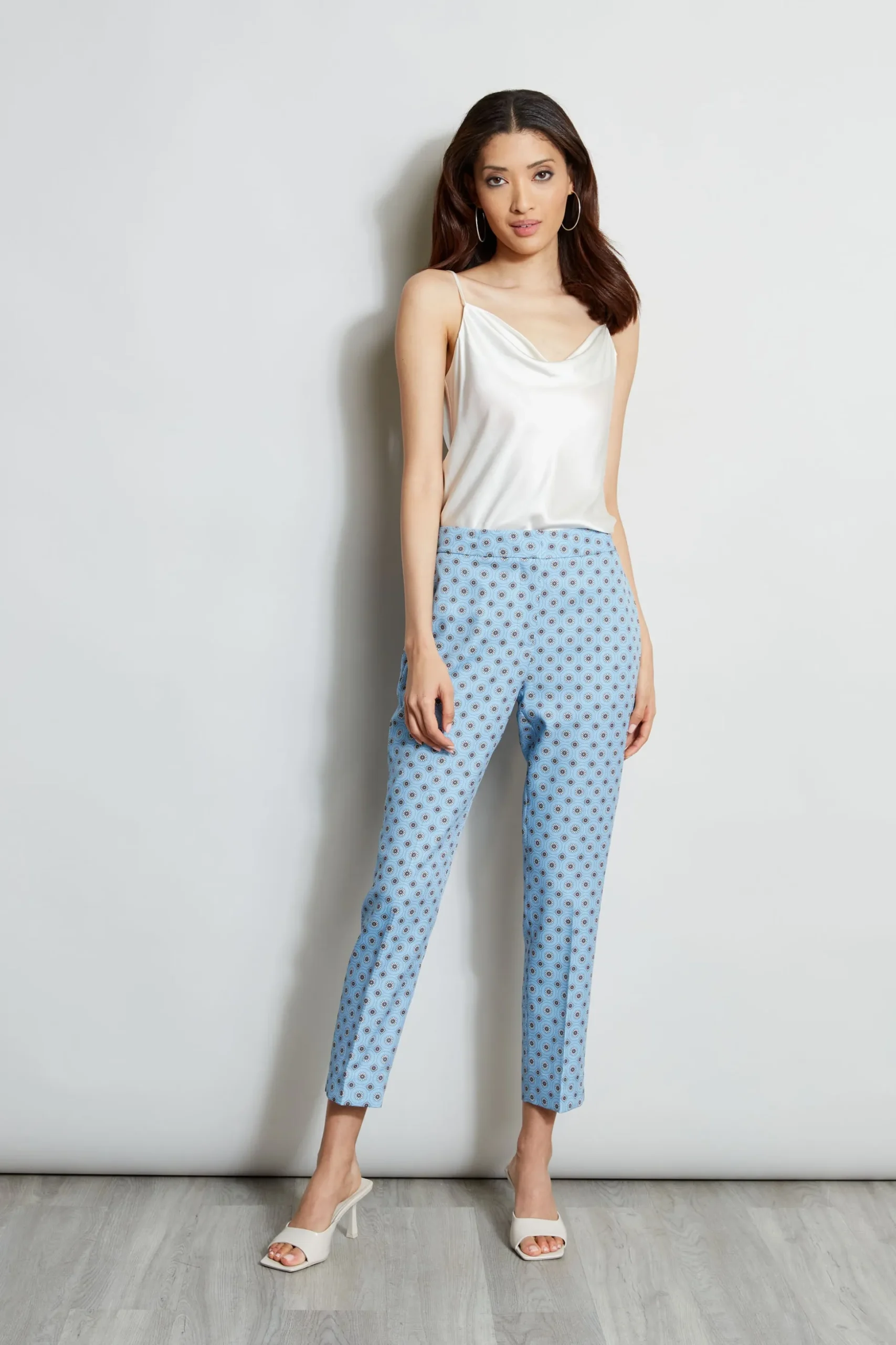 Elie Tahari Bottoms-Sun Print Pant SUNBLUEPRINT