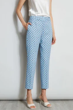 Elie Tahari Bottoms-Sun Print Pant SUNBLUEPRINT