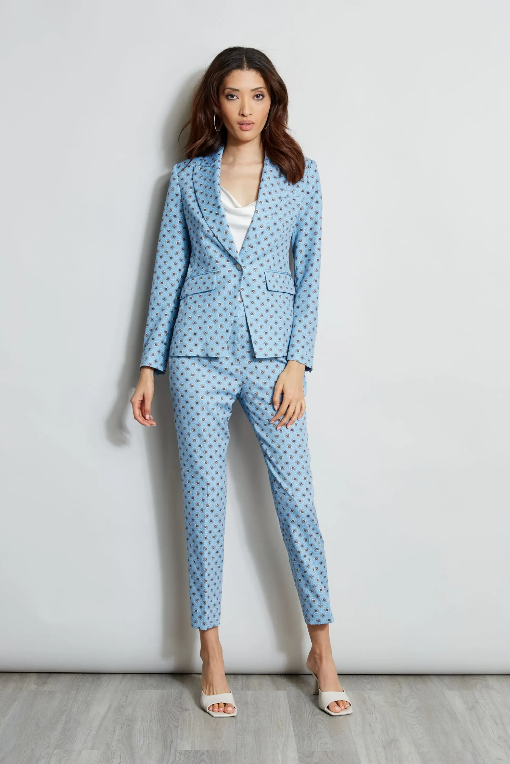Elie Tahari Bottoms-Sun Print Pant SUNBLUEPRINT