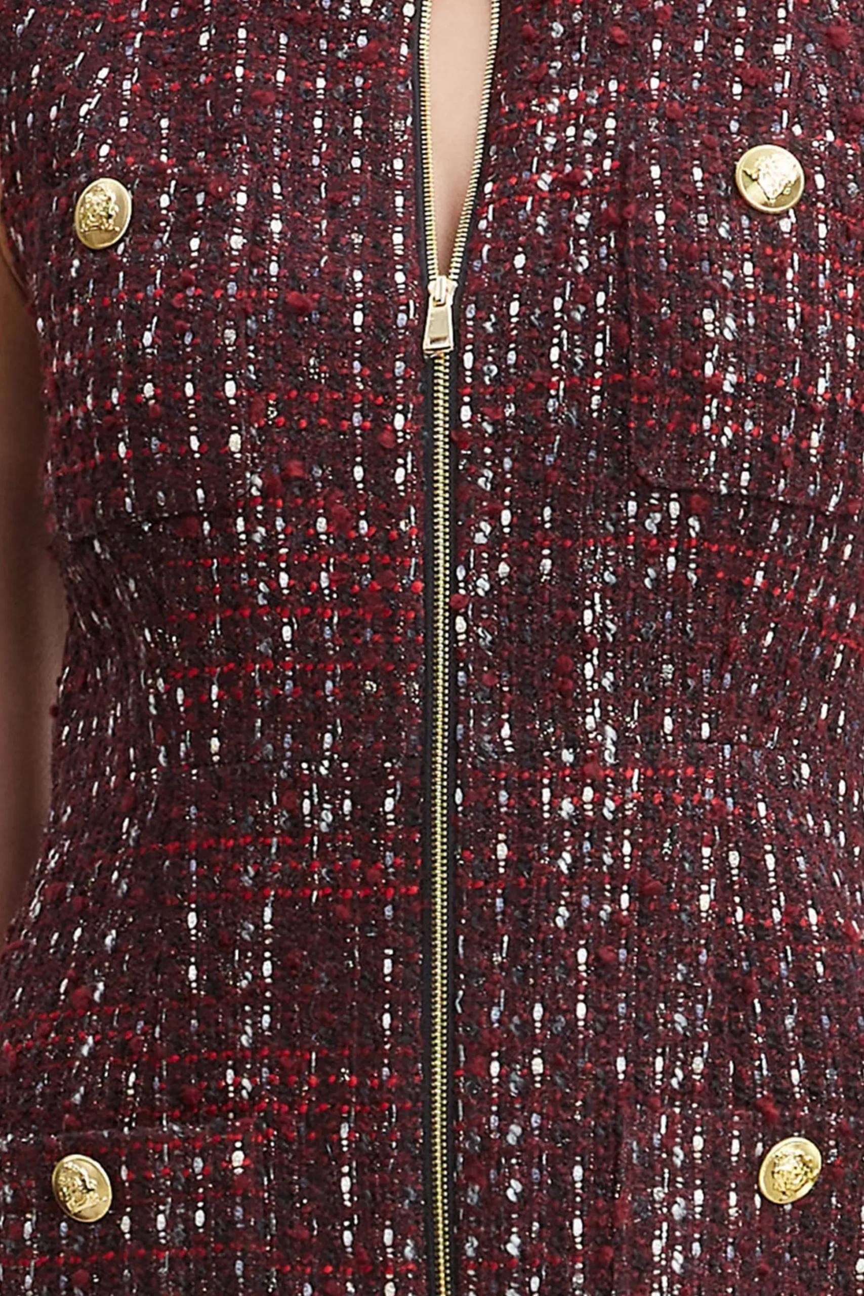 Elie Tahari Dresses & Jumpsuits|Suiting-Tweed Pocket Dress CORDOVANMULTI