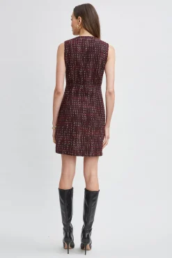 Elie Tahari Dresses & Jumpsuits|Suiting-Tweed Pocket Dress CORDOVANMULTI