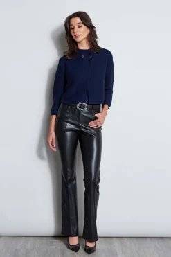 Elie Tahari Tops & Sweaters|Suiting-Two Button Wool Sweater GALAXYNAVY