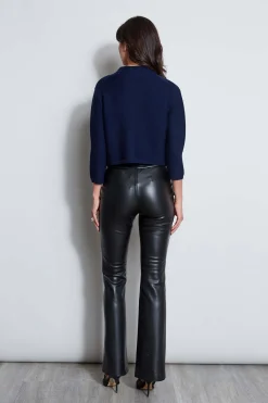 Elie Tahari Tops & Sweaters|Suiting-Two Button Wool Sweater GALAXYNAVY