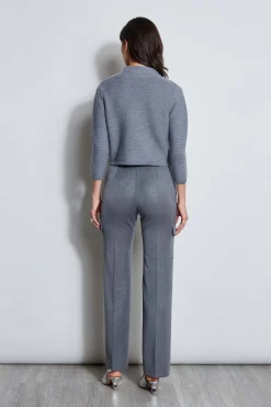 Elie Tahari Tops & Sweaters|Suiting-Two Button Wool Sweater GREYMELANGE