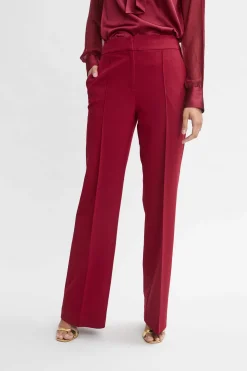 Elie Tahari Bottoms|Suiting-Wide Leg Pant SANGRIA