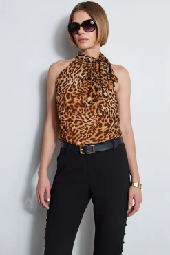 Elie Tahari Tops & Sweaters-Wildcat Halter Top MULTI