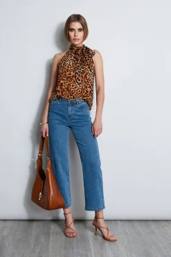 Elie Tahari Tops & Sweaters-Wildcat Halter Top MULTI