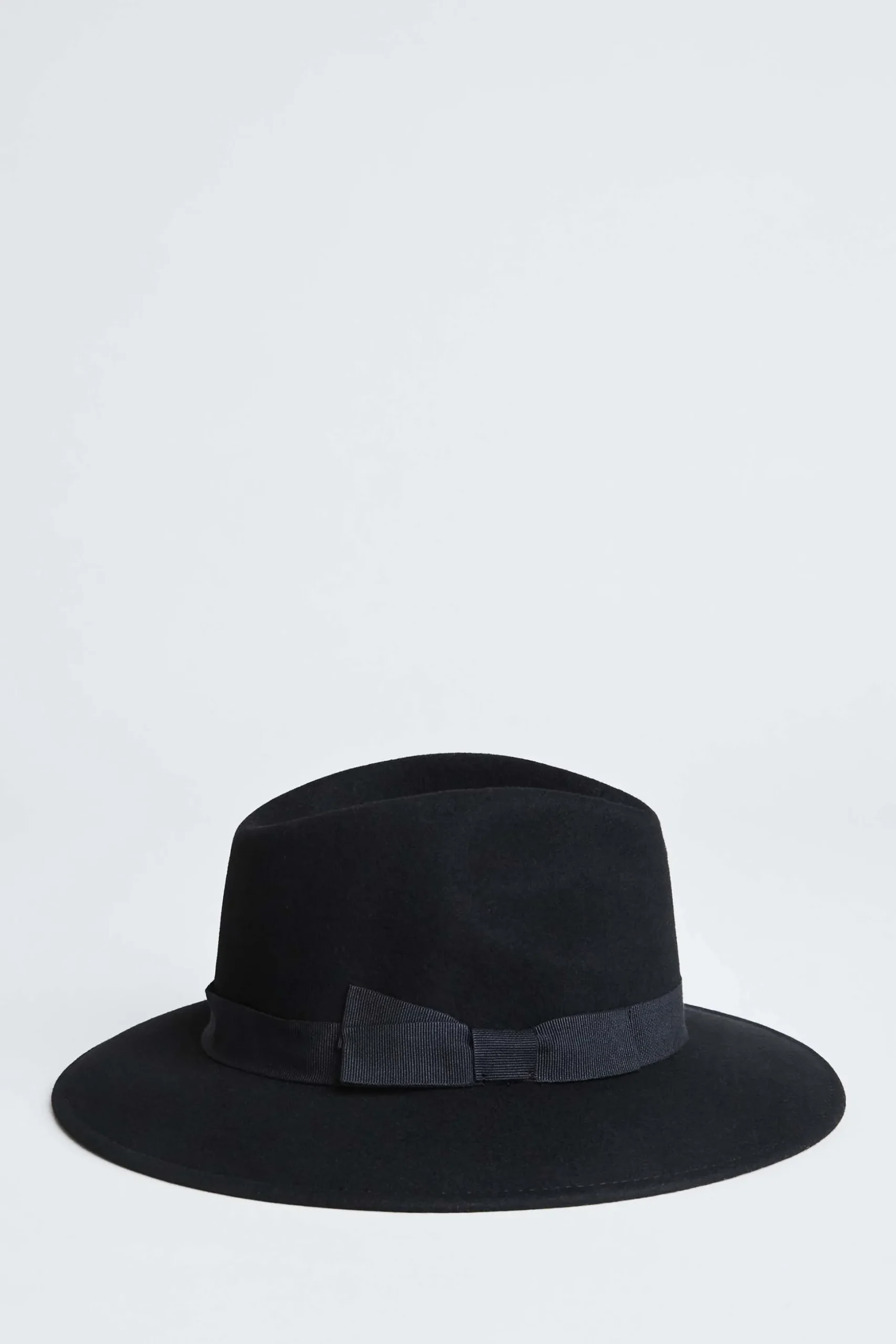 Elie Tahari Fragrance|Gloves-Wool Fedora Hat BLACK